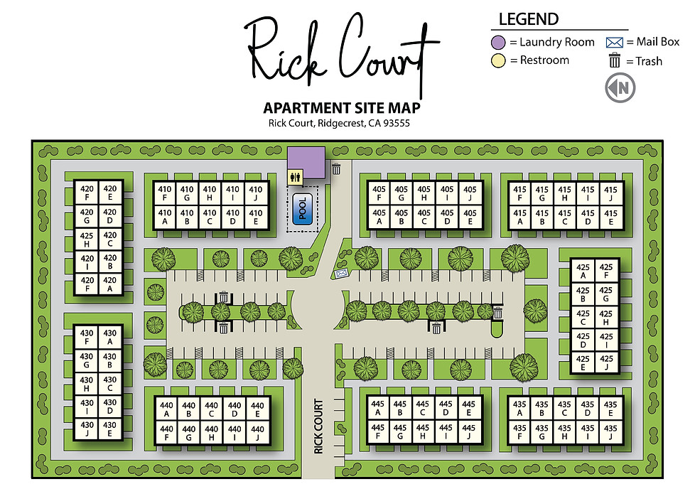 Temporary VIP Housing Rick court Community Map